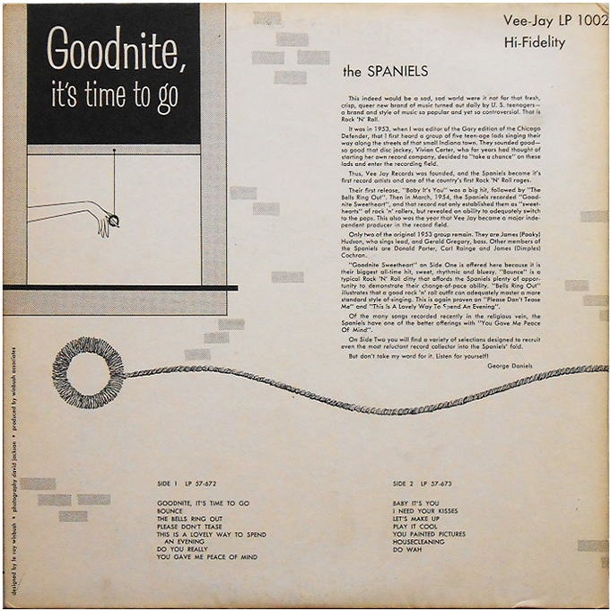 LP-1002 - Goodnite, It's Time To Go Back Cover