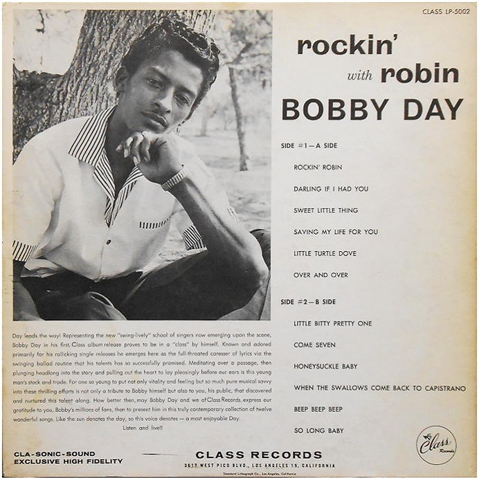 LP-5002 - Rockin' With Robin Back Cover