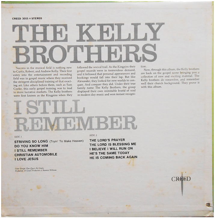 Creed 3015 I Still Remember Back Cover