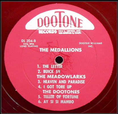 DL-204 - The Best Vocal Groups Rhythm and Blues Side B