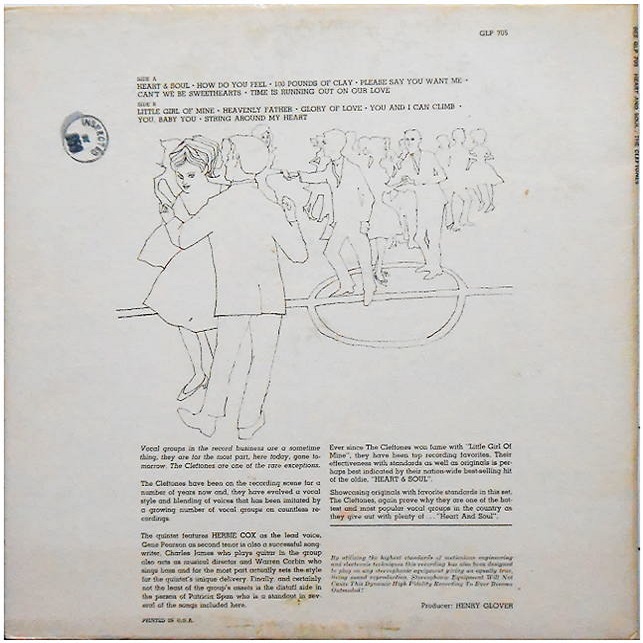 Gee-705 - Heart And Soul Back Cover