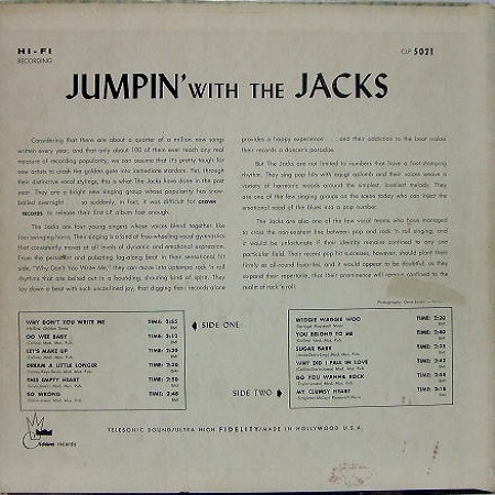 CLP-5021 - Jumpin' With The Jacks Back Cover