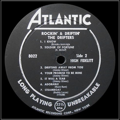 Atlantic 8022 - Rockin' & Driftin' Side 2