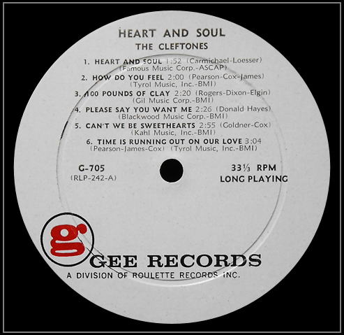 Gee-705 - Heart And Soul Side A