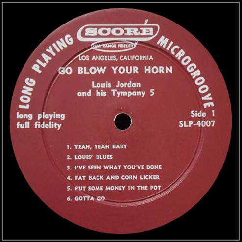 SLP-4007  - Go Blow Your Horn Side 1