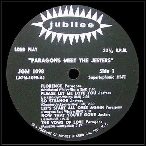 JGM-1098 - The Paragons Meet The Jesters Side 1