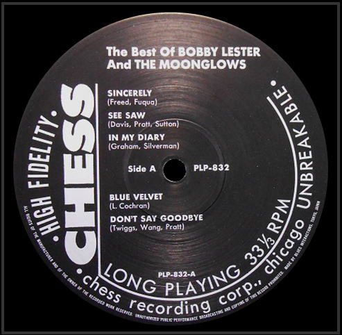 LP-1471 - The Best Of Bobby Lester and The Moonglows