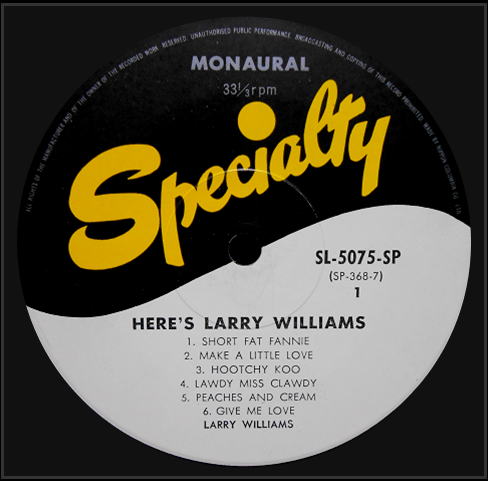 SP-2109 - Here's Larry Williams