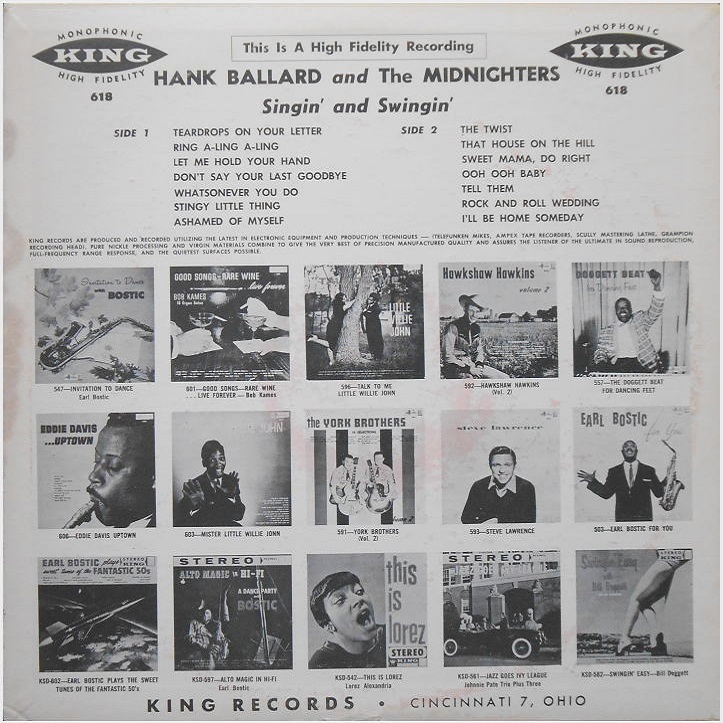 King 618 - Singin' and Swingin' Back Cover