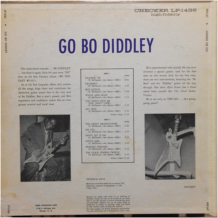 Checker LP-1436 - Go Bo Diddley Back Cover