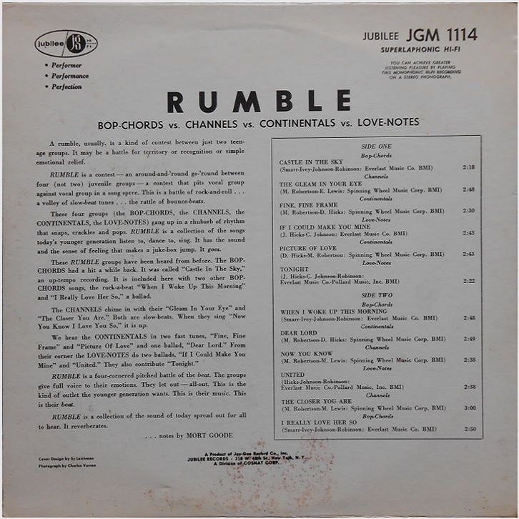 JGM-1114 - Rumble Back Cover